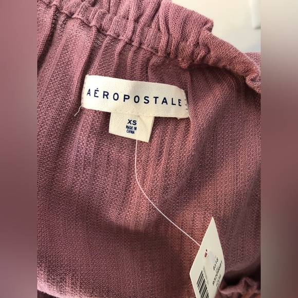 NWT Aeropostale Mauve Billow Sleeve Blouse - Picture 7 of 9